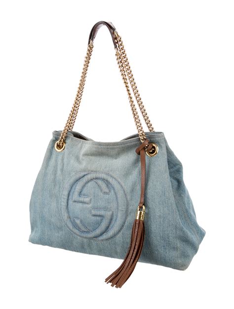 gucci soho zip bag leather|gucci soho denim bag.